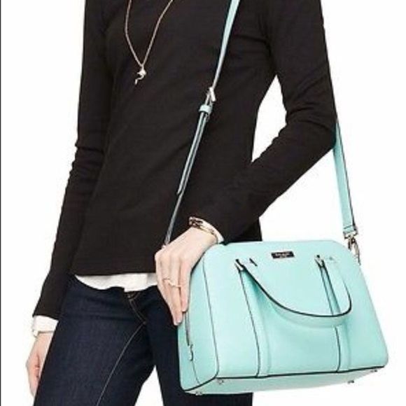 Authentic Kate Spade Small Felix GraceBlue Handbag - Picture 7 of 7